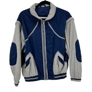 Vintage Otello Pelle Retro Wind Jacket Full Zippered Lined Pockets Women Small